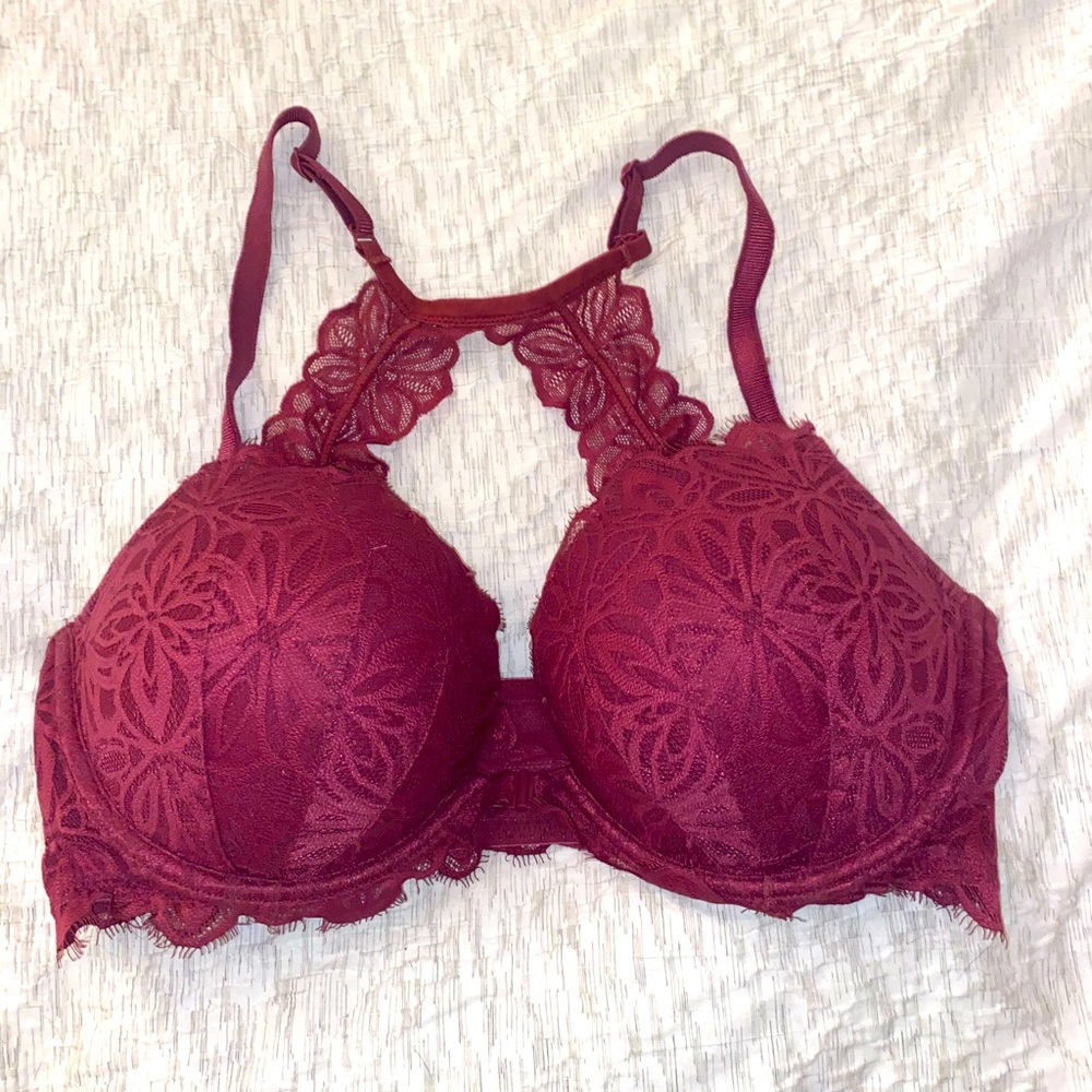 NWOT PINK push-up Date Bra